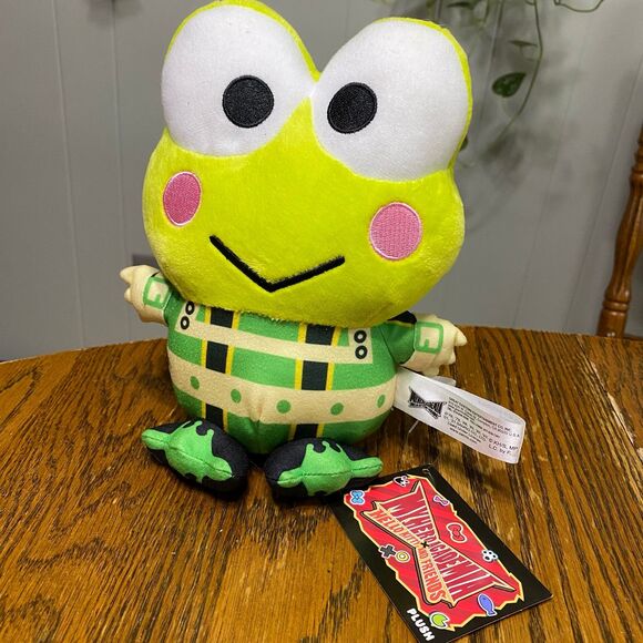 My Hero Academia X Sanrio‎ Keroppi X Asui 8” Plush Hot Topic Hello Kitty Friends - Picture 1 of 5